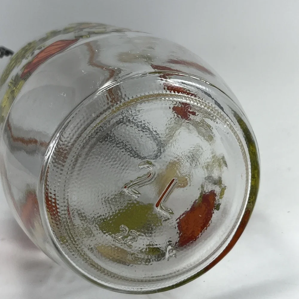 Vintage ARC SPICE of LIFE 2L Glass Jar Canister France Mushroom Cottagecore Boho